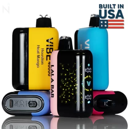 LaLa Bar Vibe 40K 40000 Puffs Disposable - 20mL - Lone Star Watermelon