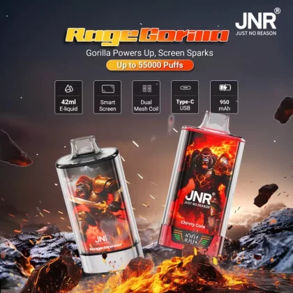 JNR Rage Gorilla 55K Smart Display Disposable Vape