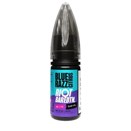 Riot Squad NO ICE Blue Razz Citrus Nic Salt E-Liquid - 5mg