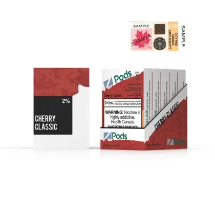 ZPODS – CHERRY CLASSIC - Nicotine Strength#20 MG