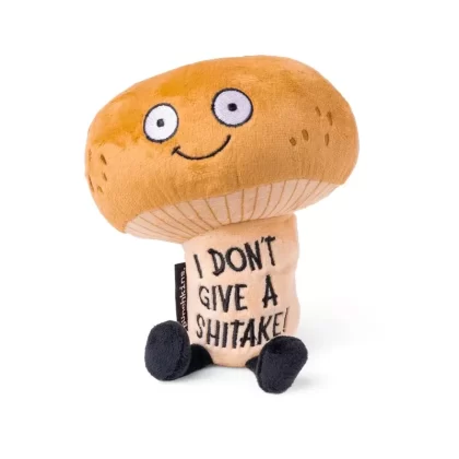 pünchkins Plush Toy – Mushroom – ” I don’t give a Shitake” - Ejuicewarehouse