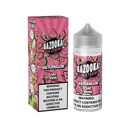 BAZOOKA Sour Straws Watermelon 100ML