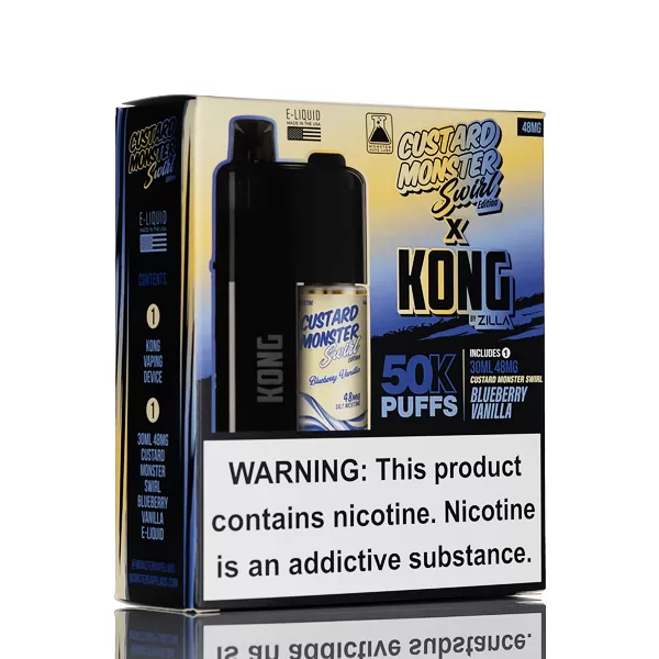 Monster Vape Labs X Kong by Zilla 50K Puffs Disposable - 4.8% 30mL - Strawberry Kiwi Pomegranate - Image 2