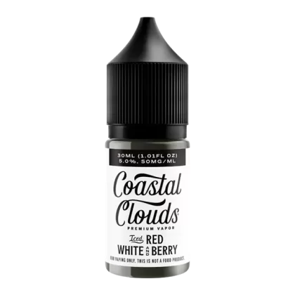 Red White & Berry Iced Coastal Clouds Salt Nic - Customer Group#Consumer~Nicotine#35mg>50mg~Size#Single