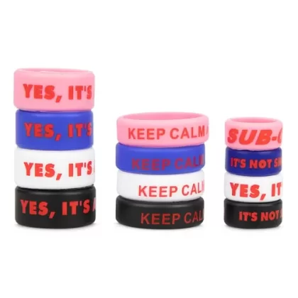 Silicone Vape Band - White / 18mm
