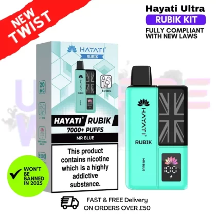 Mr Blue Hayati Rubik 7000 Puff 7K Bar