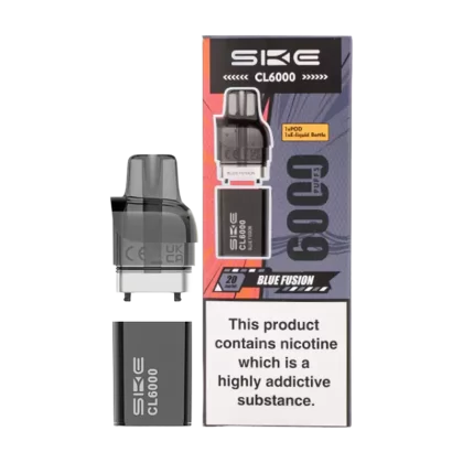 Blue Fusion SKE Crystal CL6000 Pods - 20mg - Vape Product