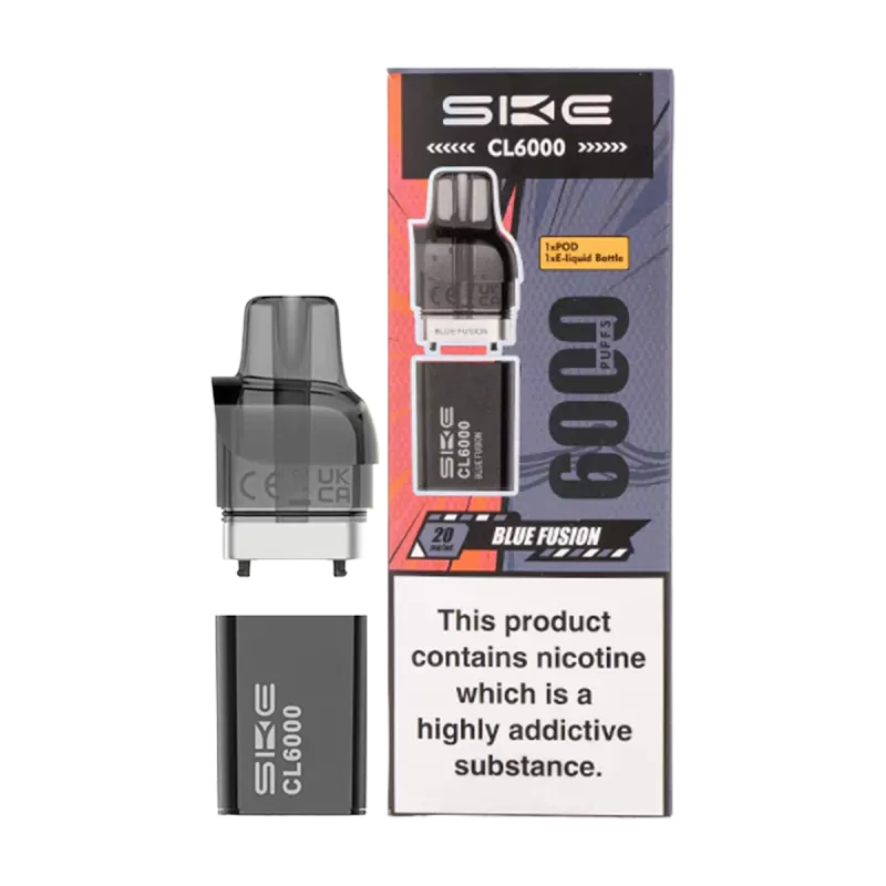 Blue Fusion SKE Crystal CL6000 Pods - 20mg - Vape Product