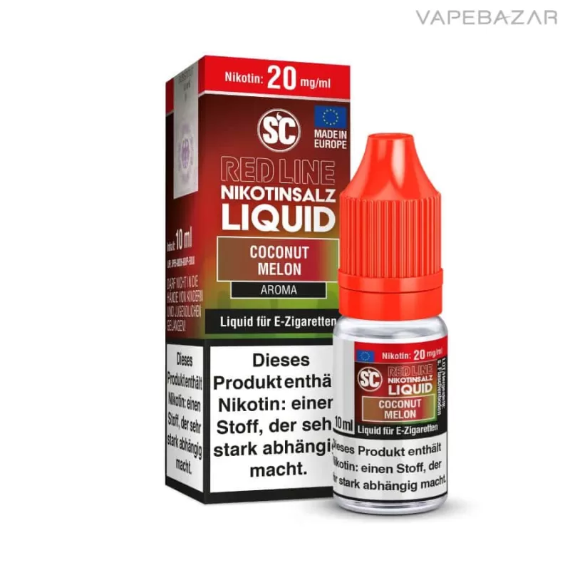 SC Red Line Nikotinsalz Liquid – Coconut Melon - Vapebazar