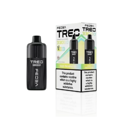 Feoba Treo 33000 Prefilled Pod Kit Sour Pineapple Ice - Nicotine Strength#20mg