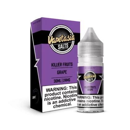 Vapetasia Killer Fruits Salt Grape eJuice - Vape Product; Vape Product, Vape Product (86D81B)