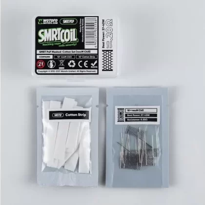 Wotofo SMRTCOiL PNP Meshed Cotton Set - Type#Turbo>Chill>Extreme (C81D36)
