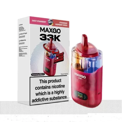 RELX MaxGo Combo 33K Prefilled Pod Kit - Select#Strawberry Raspberry Cherry/ Sweet Strawberry>Blueberry Sour Raspberry/ Watermelon>Strawberry Watermelon/ Watermelon>Huhubaba/ Sour BBG>Huhuba