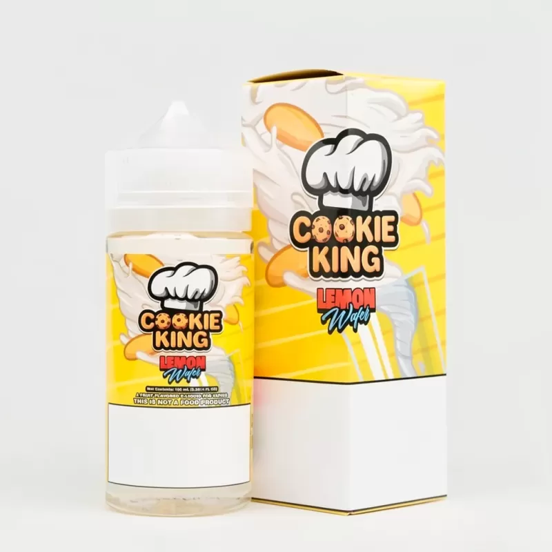 Lemon Wafer – Cookie King – 100mL | Freebase Nicotine eJuice - Vape Product; Vape Product, Vape Product