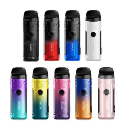 SMOK Nord C Pod Starter Kit - Color#Cyan Purple>Green Yellow>Matte White>Orange Blue>Pink Purple>Transparent Black>Transparent Blue>Transparent Red (49E617)