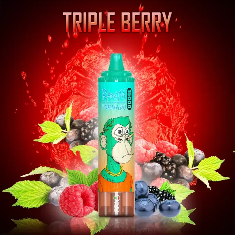 FUMOT Randm Tornado vape 15000 Triple Berry