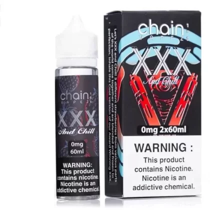 XXX and Chill Dual Pack E-Liquid by Chain Vapez - Size#120ml~Nicotine#0MG>3MG>6MG