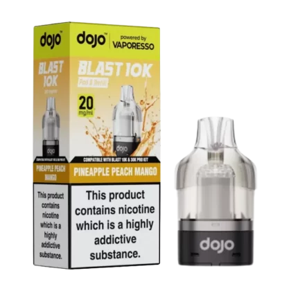 Pineapple Peach Mango Dojo Blast 10K Refill Pack - Ecigwizard
