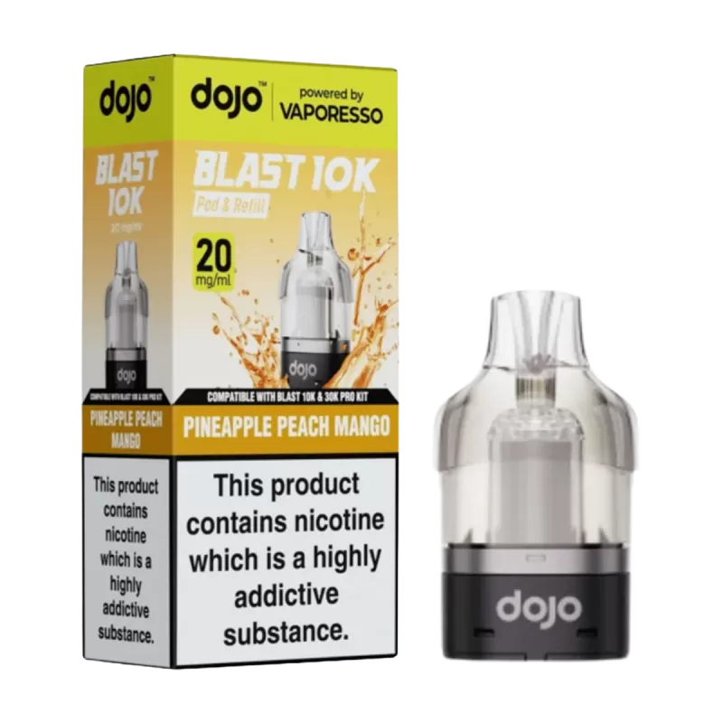 Pineapple Peach Mango Dojo Blast 10K Refill Pack - Ecigwizard