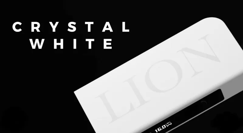 Lion Pod Mod Crystal White – Hellvape x La Tabaccheria - Image 2