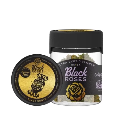 Black Roses Premium Exotic Gold Label Black Runtz THC-A Flower - Quantity#3.5g>7g>14g>28g