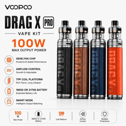 VooPoo Drag X Pro Pod Kit – 100W - Vapestorm Co