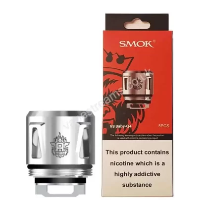 Smok V8 Baby Q4 Replacement Vape Coils - Vapestreams Co