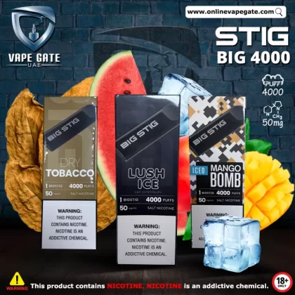 Vgod Big Stig Disposable Vape (4,000 Puffs) - 50 mg / Iced Mango Bomb