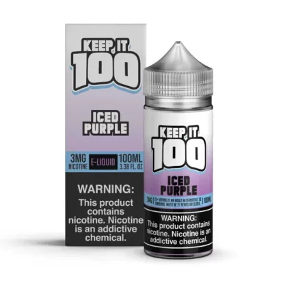 Keep it 100 Iced Purple eJuice - Vape Product; Vape Product, Vape Product