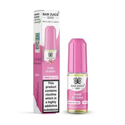 Bar Juice 5000 Pink Bubba Nic Salt - Nicotine Strength#5mg>10mg>20mg