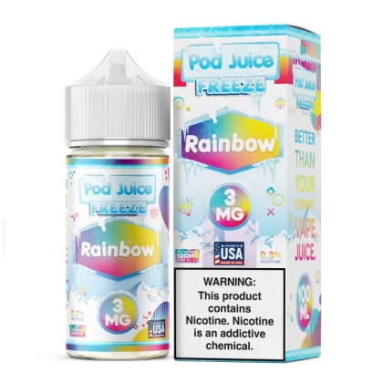 Pod Juice FREEZE - Rainbow - 100ML E-Liquid - 6MG