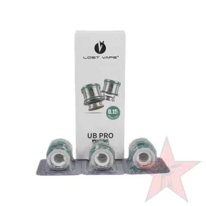 Lost Vape Ultra Boost Pro Replacement Coils – 3 Pack - Coils#P1 0.15ohm DL Mesh Coil (70-90W)>P3 0.3ohm DL Mesh Coil (60-75W)