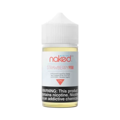 Naked 100 Menthol Strawberry POM eJuice - Vape Product; Vape Product, Vape Product
