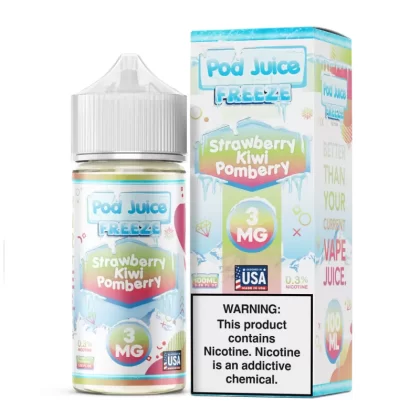 Pod Juice FREEZE - Strawberry Kiwi Pomberry - 100ML E-Liquid