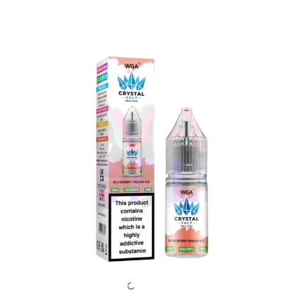 WGA Crystal Blueberry Peace Ice Nic Salt - 10 Pack - 20mg