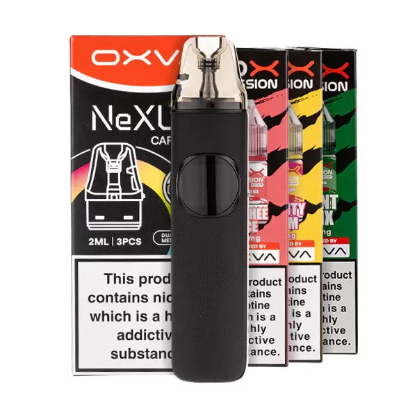 OXVA NeXlim 2 Pod Kit Bundle - Mocha Brown Leather / 0.6ohm