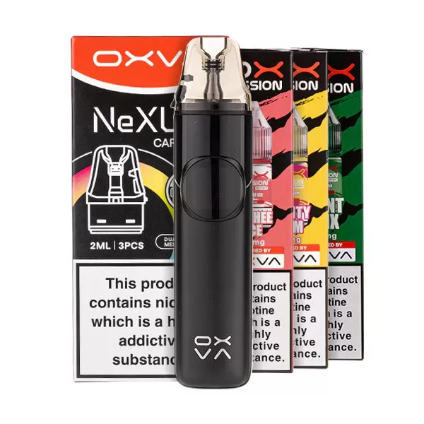 OXVA NeXlim 2 Pod Kit Bundle - Mocha Brown Leather / 0.6ohm - Image 2