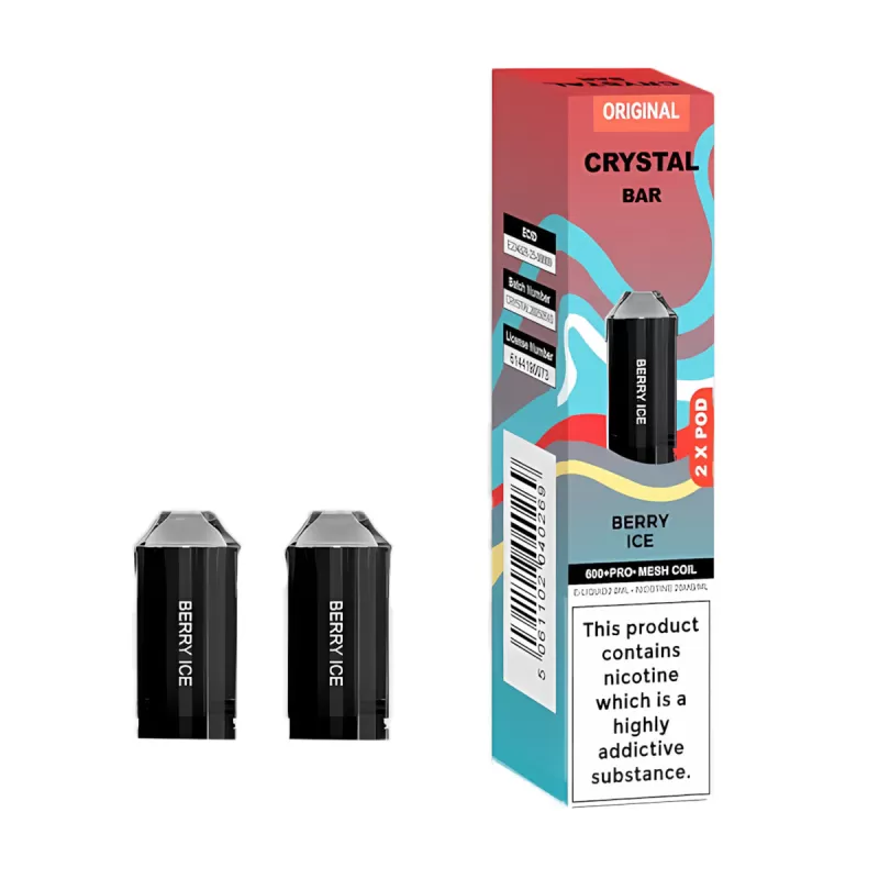 Crystal Bar Original 600 Pods - Berry Ice - Image 2