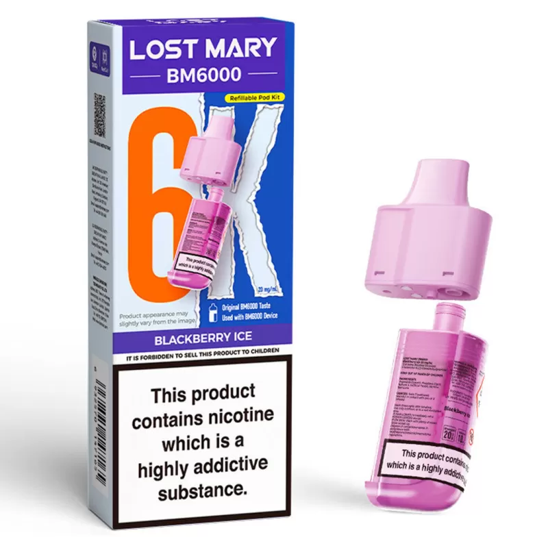 Lost Mary BM6000 Prefilled POD 0mg ZERO - Cola - Image 3