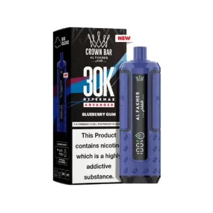 Al Fakher 30K Hypermax Prefilled Pod Kit Blueberry Gum - Strength#20mg (69F734)