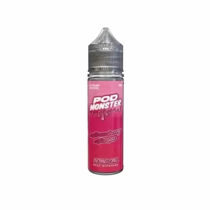 Pod Monster Salt Strawberry Scoops 60ml - Nicotine Level#20 mg>50 mg