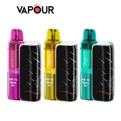 JNR P4 Stellarc 100K Vape Kit - Summer Peach Ice / Green Apple Peach