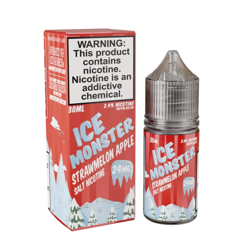 Ice Monster Salt - Strawmelon Apple - 30ML E-Liquid