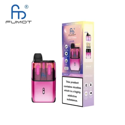 RandM Fumot T32000 Ultra Prefilled Pod Kit Grape Ice / Strawberry Ice - Nicotine Strength#20mg