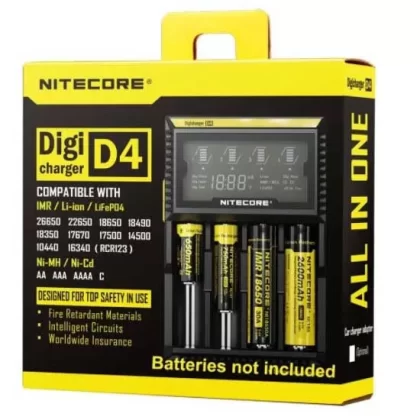 Nitecore D4 Charger - Centralvapors