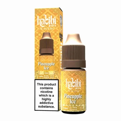 Habibi Pineapple Ice Nic Salt Vape Juice - 10 Pack - 20mg