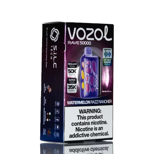 Vozol Rave 50K 50000 Puffs Disposable Vape - 20mL - Hawaiian Pineapple Paradise - Image 3