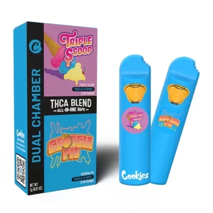Cookies 2g THCA Dual Chamber Vape – Triple Scoop x Georgia Pie