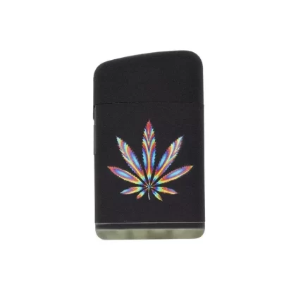 Flip Top Mini Weed Leaf Torch
