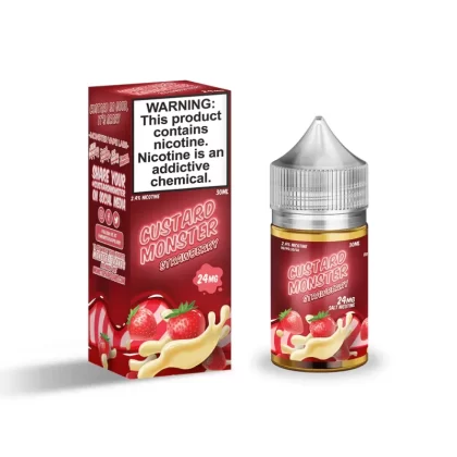 Custard Monster Strawberry Salt 30ml - Vape Product, Vape Product